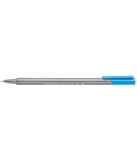 Staedtler Triplus Fineliner 334 Rotulador de Punta Fina - Trazo de 0.3mm - Tinta Base de Agua - Color Azul Claro
