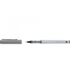 Faber-Castell Roller Free Ink Boligrafo de Tinta Liquida - Punta Conica 0,7mm - Ancho de Linea Fino - Clip de Metal - Color Negr