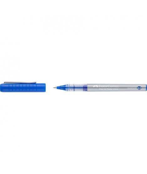 Faber-Castell Roller Free Ink Boligrafo de Tinta Liquida - Punta Conica 0,5mm - Ancho de Linea Extrafino - Clip de Metal - Color