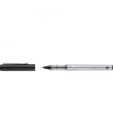 Faber-Castell Roller Free Ink Boligrafo de Tinta Liquida - Punta Conica 0,5mm - Ancho de Linea Extrafino - Clip de Metal - Color