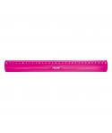 Milan Regla Flexible y Resistente - Longitud 30cm - Color Rosa