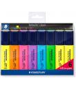 Staedtler Textsurfer Classic 364 Pack de 8 Marcadores Fluorescentes - Punta Biselada 1 - 5mm Aprox - Secado Rapido - Colores Sur