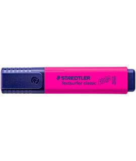Staedtler Textsurfer Classic 364 Marcador Fluorescente - Punta Biselada 1 - 5mm Aprox - Secado Rapido - Color Magenta