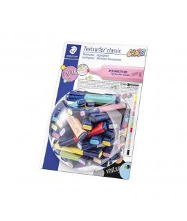 Staedtler Textsurfer Classic 364 Expositor de 100 Marcadores Fluorescentes - Punta Biselada 1 - 5 mm Aprox - Secado Rapido - Col