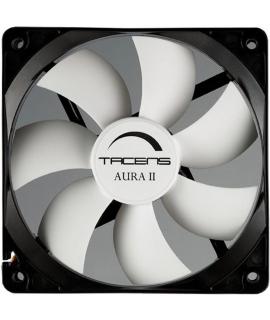 Tacens Aura II Ventilador 120mm - Carcasa Negra, Aspas Blancas - Velocidad Max. 1200rpm