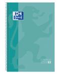 Oxford Europeanbook 1 Cuaderno Espiral Formato A4+ Cuadriculado 5x5mm - 80 Hojas - Banda de Color - Tapa Extradura Brillante - C