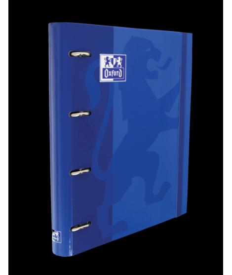 Oxford Classic A4+ Europeanbinder - Tapa Extradura Resistente - Lomo de 45mm - Anillas de 4Dx35mm - Incluye Recambio 5x5 - Color