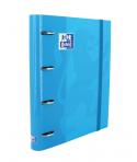 Oxford Europeanbinder Classic A4+ Carpeta de Anillas con Recambio Cuadricula 5x5 - Tapa Extradura - Cierre con Goma Elastica - C