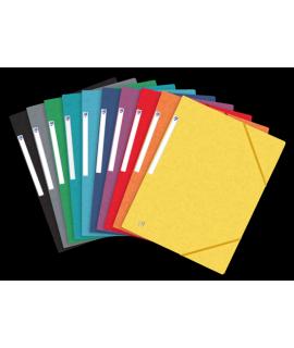 Oxford Top File + A4+ Carpeta de Gomas - Tapa Blanda - 3 Solapas - Lomo 20mm - Colores Surtidos