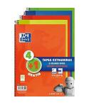 Oxford Classic Write & Erase Pack 5 Cuadernos Espiral Formato Folio Cuadriculado 4x4mm - 80 Hojas - Tapas Extraduras con Pizarra