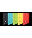 Oxford Live & Go A4+ Polyfoam Europeanbinder - Lomo de 45mm - Anillas de 4Dx35mm - Recambio de 1 Linea - Colores Surtidos