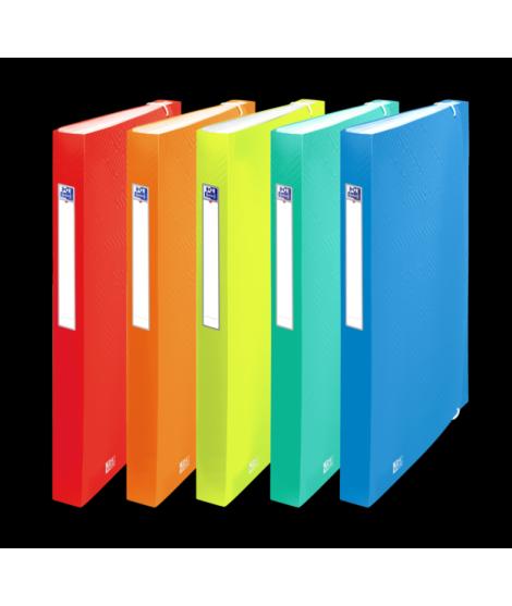 Oxford Urban A4+ Clasificador de 12 Posiciones - Tapa de Plastico Translucido - Ideal para Organizar Documentos - Colores Surtid