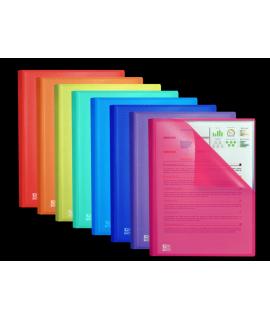 Oxford Urban A4 Carpeta de Fundas Soldadas - Tapa de Plastico Translucido - 80 Fundas - Colores Surtidos