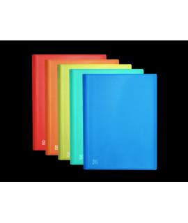 Oxford Urban A3 Carpeta de Fundas Soldadas - Tapa de Plastico Translucido - 20 Fundas - Colores Surtidos