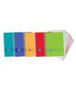 Oxford Europeanbook 8 Live & Go Pack de 5 Cuadernos Espiral Formato A4+ Cuadriculado 5x5mm - 160 Hojas Microperforadas con 4 Tal
