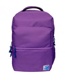 Oxford B-Ready Mochila Escolar - Tirantes Acolchados y Ajustables - Tamaño 42x30x15cm - Color Lila