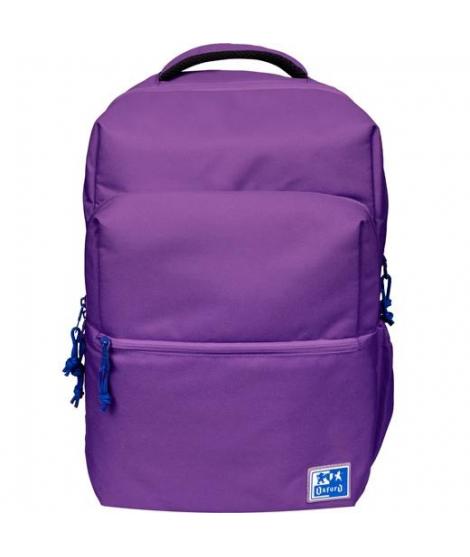 Oxford B-Ready Mochila Escolar - Tirantes Acolchados y Ajustables - Tamaño 42x30x15cm - Color Lila