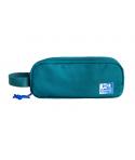 Oxford B-Smart Estuche Portatodo - 3 Compartimentos - Asa Lateral - Fabricado en Material Reciclado - Color Aqua