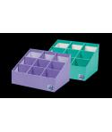 Oxford Portabolis Escalado 3x3 - Practico Organizador de Notas Adhesivas - Escala de Colores para Priorizar Tareas - Ideal para 