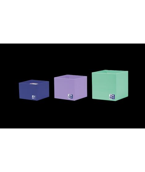 Oxford Portabolis 3 Cubiletes - Organizador de Escritorio - Incluye 3 Compartimentos - Diseño Compacto y Funcional