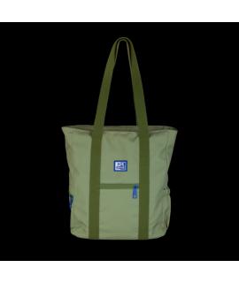 Oxford B-Ready Tote Bag Poliester Reciclado RPET - Asa Larga para Bandolera - Color Verde