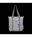 Oxford B-Ready Tote Bag Bolso de Tela Ecologica - Poliester Reciclado RPET - Asa Larga para Bandolera - Color Gris