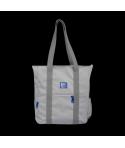 Oxford B-Ready Tote Bag Bolso de Tela Ecologica - Poliester Reciclado RPET - Asa Larga para Bandolera - Color Gris