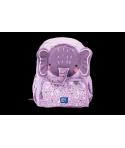 Oxford Kids Mochila Infantil 8.5L Tacto Suave Peluche - Diseño de Ellie Elefante - Ideal para Niños Pequeños - Espaciosa y Comod