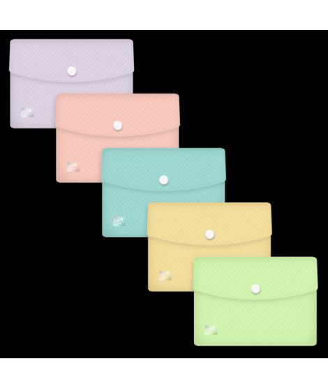 Oxford Broche Oxfurban A6 PP TR Past STD - Resistente y Duradero - Tamaño A6 - Ideal para Organizar Documentos - Colores Pastel