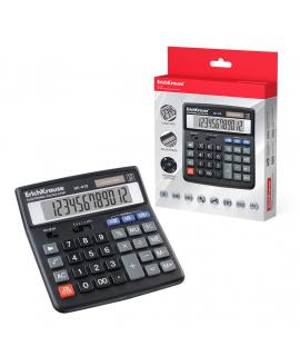 Erichkrause Dc-412 Calculadora Electronica de Sobremesa - Pantalla LCD de 12 Digitos - Memoria Doble - Funciones de Calculo Avan