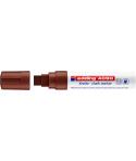 Edding 4090 Rotulador de Tiza Liquida - Punta Biselada - Trazo entre 4 y 15mm - Olor Neutro - Color Marron