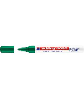 Edding 4095 Rotulador de Tiza Liquida - Punta Redonda - Trazo entre 2 y 3mm - Olor Neutro - Color Verde