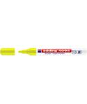 Edding 4095 Rotulador de Tiza Liquida - Punta Redonda - Trazo entre 2 y 3mm - Olor Neutro - Color Amarillo Neon