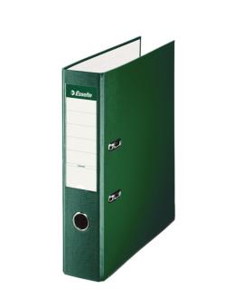 Esselte Archivador de Palanca - Formato Folio - Lomo 75mm - Capacidad para 500 Hojas - Color Verde
