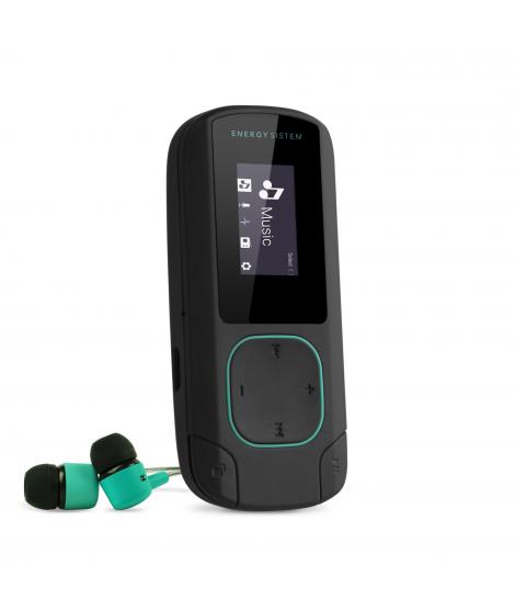 Energy Sistem MP3 Clip Bluetooth - 8GB - Clip - Radio FM y MicroSD - Color Verde