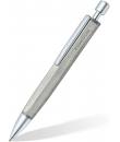 Staedtler Concrete Boligrafo de Bola Retractil Fabricado a Mano - Diseño Hexagonal - Cuerpo de Hormigon - Color Negro