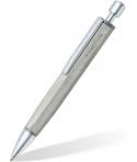 Staedtler Concrete Boligrafo de Bola Retractil Fabricado a Mano - Diseño Hexagonal - Cuerpo de Hormigon - Color Negro