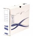 Fellowes Bankers Box Basic Pack de 25 Cajas de Archivo Definitivo A4+ 80mm - Montaje Manual - Carton Reciclado Certificacion
