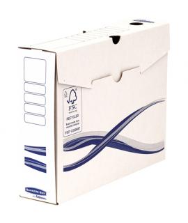 Fellowes Bankers Box Basic Pack de 25 Cajas de Archivo Definitivo A4+ 80mm - Montaje Manual - Carton Reciclado Certificacion FSC