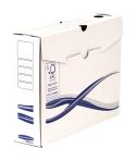 Fellowes Bankers Box Basic Pack de 25 Cajas de Archivo Definitivo A4+ 80mm - Montaje Manual - Carton Reciclado Certificacion