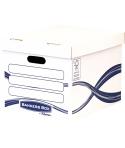 Fellowes Bankers Box Basic Contenedor de Archivos - Montaje Manual - Carton Reciclado Certificacion FSC