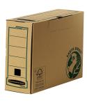 Fellowes Bankers Box Earth Caja de Archivo Definitivo Folio 100mm - Montaje Manual - Carton Reciclado Certificacion FSC - Color 