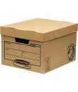 Fellowes Bankers Box Earth Contenedor de Archivos - Montaje Manual - Carton Reciclado Certificacion FSC - Color Marron