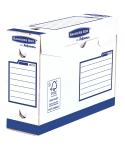 Fellowes Bankers Box Basic Pack de 20 Cajas de Archivo Definitivo A4+ 100mm - Extra Resistente - Montaje Manual - Carton Recicla