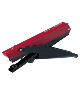 Petrus 205 Mini Majorette Grapadora de Tenaza + 1 Caja 600 Grapas - Hasta 10 Hojas - Grapado Cerrado - Colores Surtidos