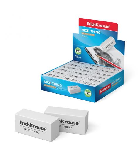 Erichkrause Nice Thing Borrador de Dureza Media - Fabricado de Caucho Termoplastico Hipoalergenico - Ecologico y Moderno - Libre