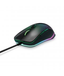 Energy Sistem Raton Gaming ESG M3 Neon - Efecto Espejo - USB Cable Trenzado - RGB LED Light - 7200dpi - Color Negro