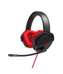 Energy Sistem Auriculares Gaming ESG 4 Sonido Envolvente 7.1 - LED Light - Almohadillas de Cuero Proteico - Color Rojo