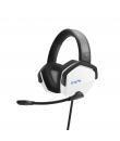 Energy Sistem Auriculares Gaming ESG 3 - Graves Profundos - Almohadillas de Tela - Sonido Cristalino - Color Blanco