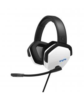 Energy Sistem Auriculares Gaming ESG 4 Sonido Envolvente 7.1 - LED Light - Almohadillas de Cuero Proteico - Color Blanco